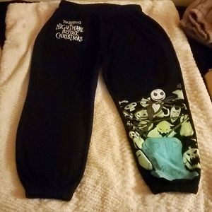 Nightmare before Christmas sweatpants size xl